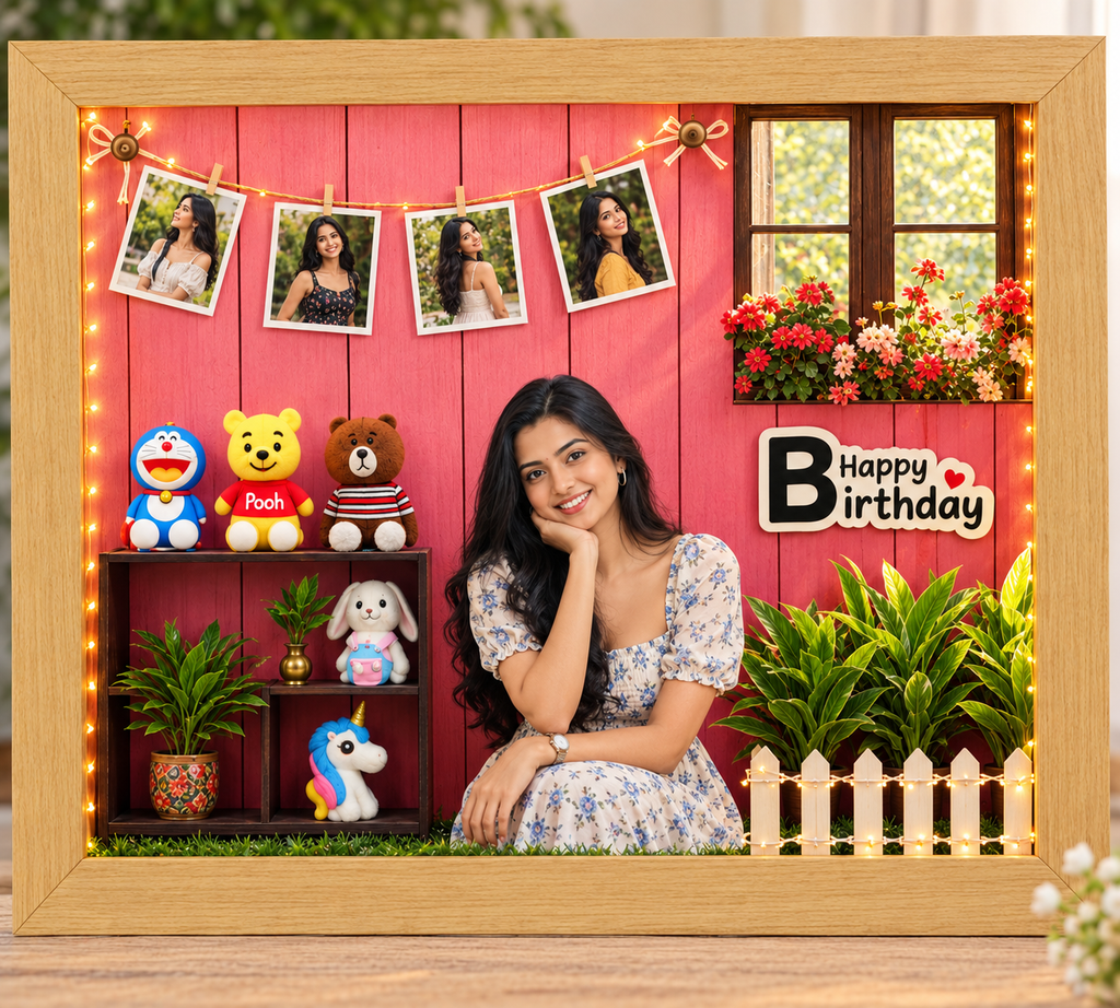 Personalised 3D LED Photo Frame