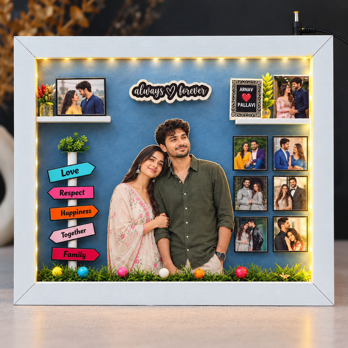 Personalised 3D LED Photo Frame