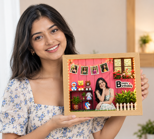 Personalised 3D LED Photo Frame