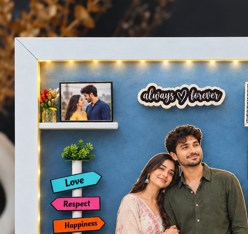 Personalised 3D LED Photo Frame