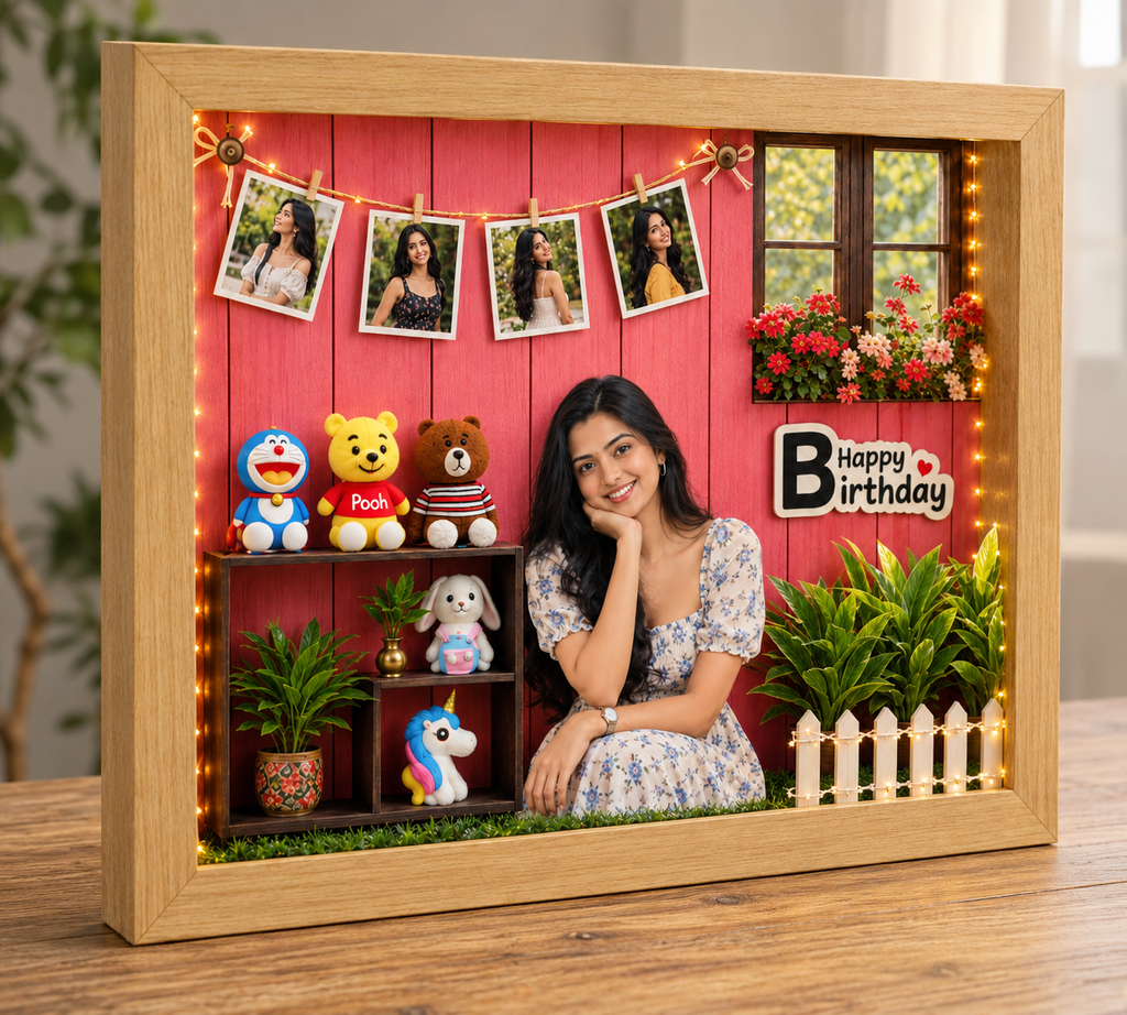 Personalised 3D LED Photo Frame