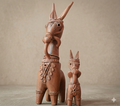 Handmade Bankura Terracotta Horse Set