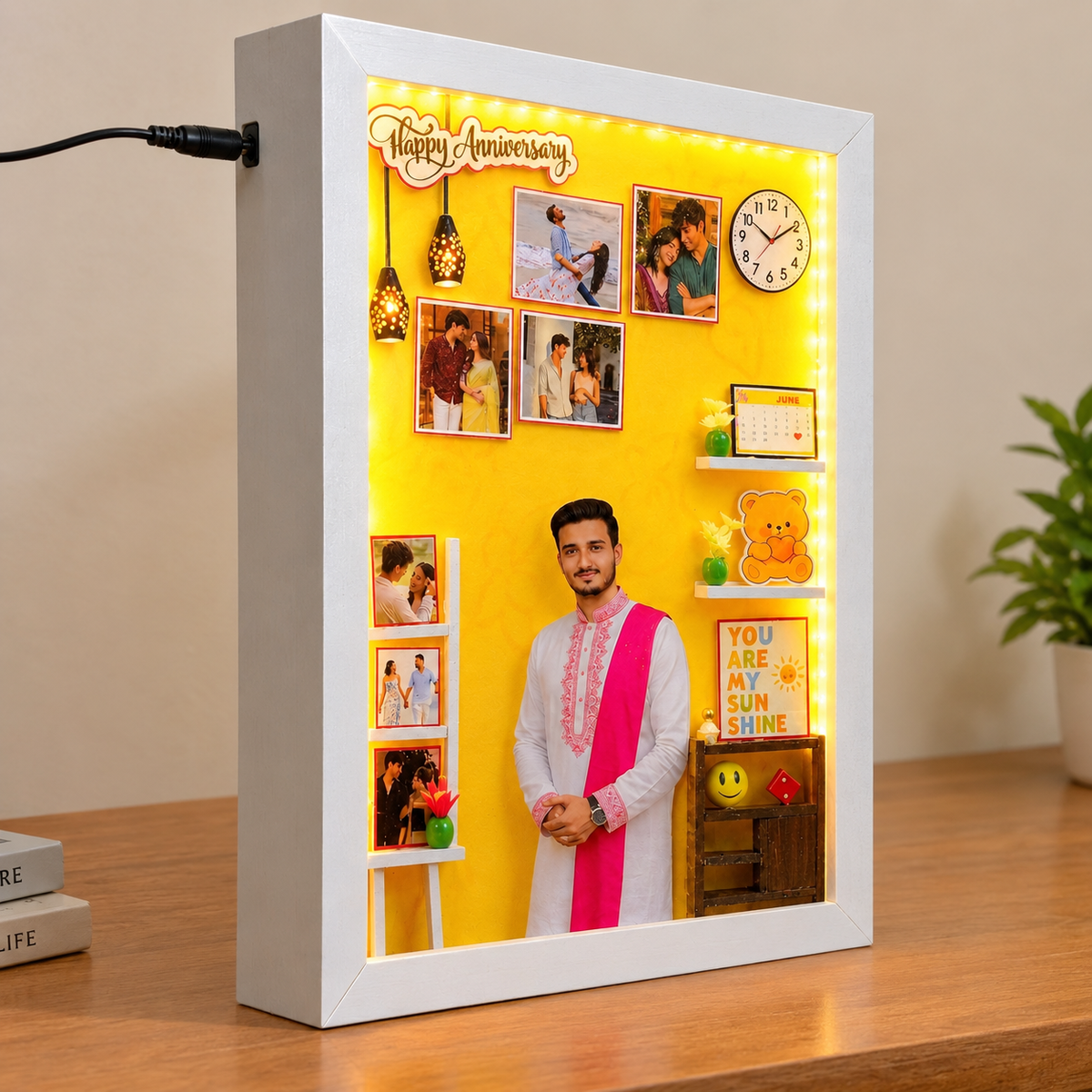 Personalised 3D LED Photo Frame