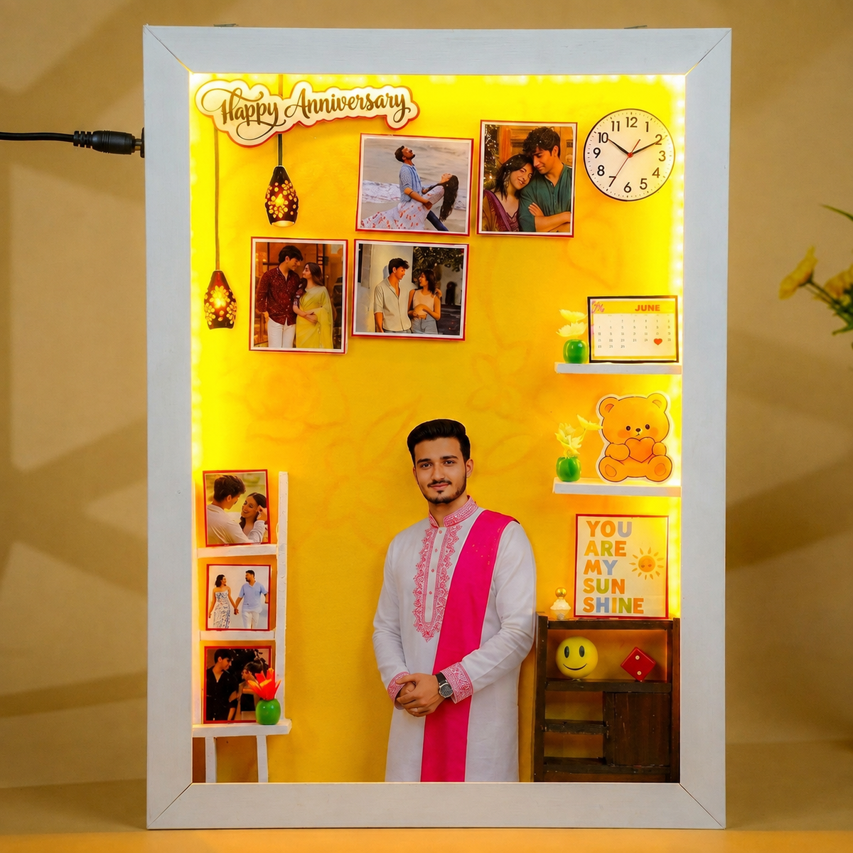 Personalised 3D LED Photo Frame