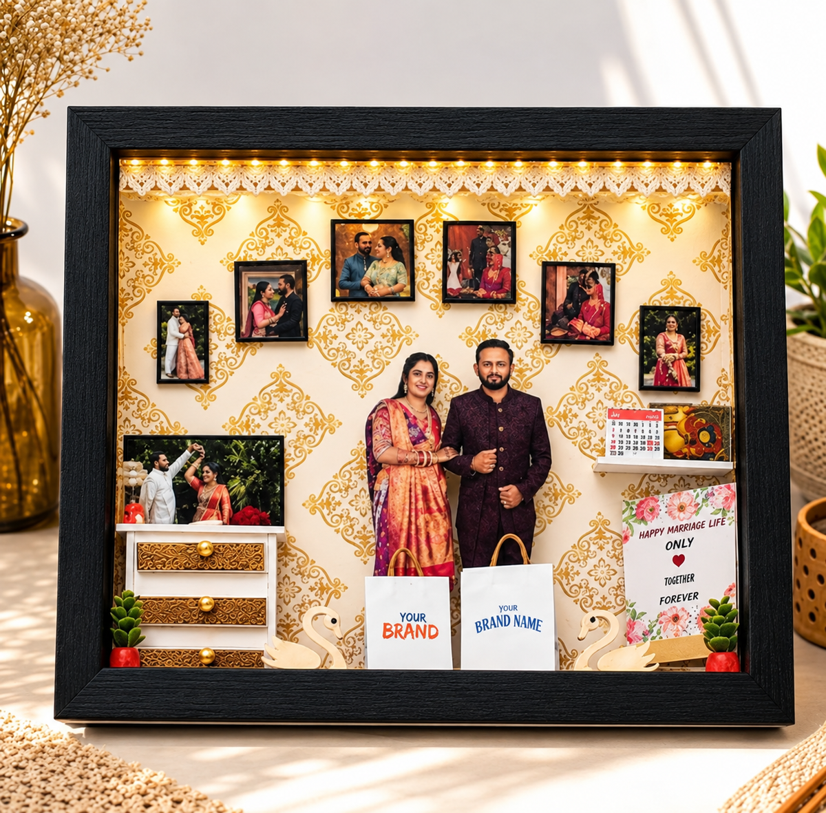 Personalised 3D LED Photo Frame