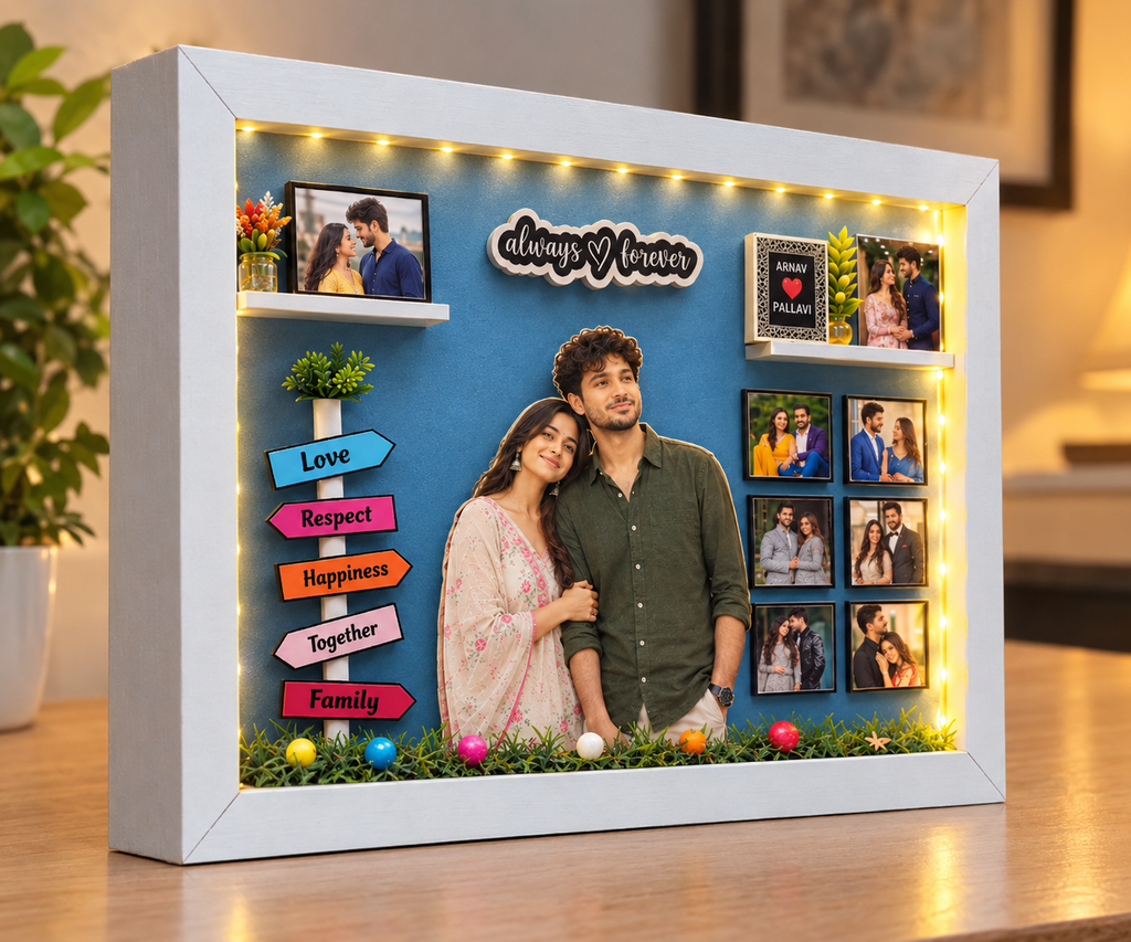 Personalised 3D LED Photo Frame